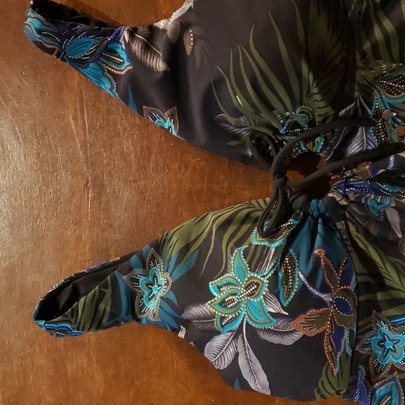 NWT Amoressa by Miraclesuit Allana Shadow Soft Cup Tankini Top 10 - Picture 7 of 9